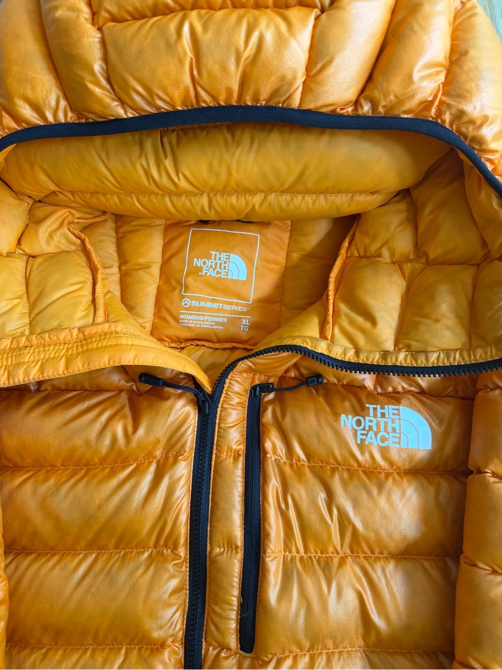 NORTH FACE BREITHORN SUMMIT SERIES 800 PRO DOWN JACKET NWOT WOMANS XL HI END - Picture 7 of 11